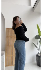 Caterina Madonna Yaka Kazak Siyah Kod: 25040