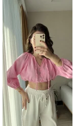 Cedriic Beli Lastikli Bluz