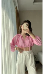 Cedriic Beli Lastikli Bluz