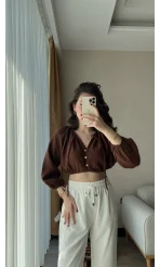 Cedriic Beli Lastikli Bluz