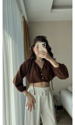 Cedriic Beli Lastikli Bluz