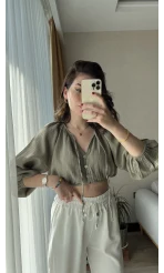 Cedriic Beli Lastikli Bluz