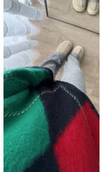 Chris Baklava Desenli Kalın Kazak