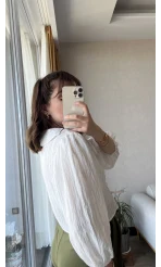 Çizgili Bağlamalı Gömlek