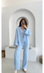 Colmar Müslin Pamuk Takım Mavi