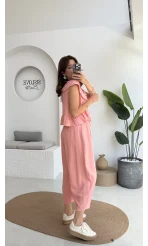 Cute Volanlı Pensli Takım - 1000-4000 - Pembe Tonları
