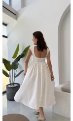 Daphne Elbise - Beyaz - 2596