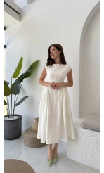 Daphne Elbise - Beyaz - 2596