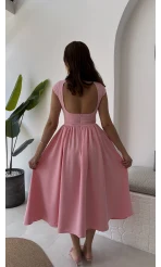 Daphne Elbise - Pembe - 2596