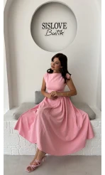 Daphne Elbise - Pembe - 2596