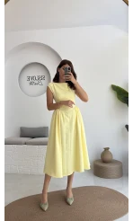 Daphne Elbise - Sarı - 2596