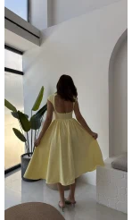 Daphne Elbise - Sarı - 2596