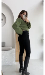 Dar Paça Siyah Skinny Jean Pantolon