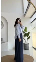 Darwin Lastikli Modal Pantolon - Lacivert - Kod: 50979