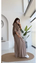 Darwin Lastikli Modal Pantolon - Vizon - Kod: 50979
