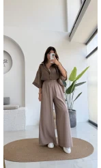 Darwin Lastikli Modal Pantolon - Vizon - Kod: 50979