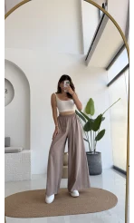 Darwin Lastikli Modal Pantolon - Vizon - Kod: 50979
