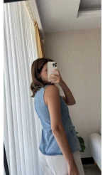 Denim Yelek