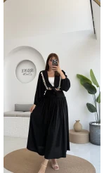 Deniz Kabuklu Etek Takım Siyah