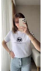 Dog Beyaz T-Shirt