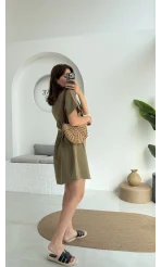 ELBİSE Flam Elbise - Haki