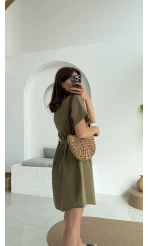 ELBİSE Flam Elbise - Haki