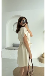 ELBİSE Flam Elbise - Taş