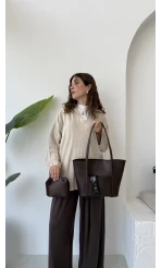 Elena Yavrulu Çanta - Kahve