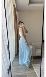 Elit Bol Palazzo Bebe Mavisi Pantolon