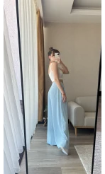 Elit Bol Palazzo Bebe Mavisi Pantolon