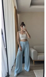 Elit Bol Palazzo Bebe Mavisi Pantolon