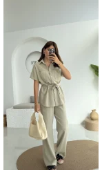 Flam Mint Keten Takım