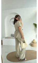 Flam Mint Keten Takım