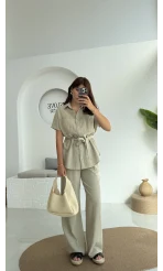 Flam Mint Keten Takım
