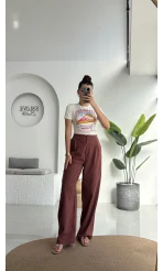 Floryn Cepli Pantolon - Kiremit - 3756