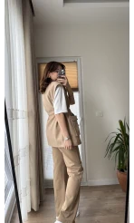 Gamardin Büyük Cepli Yelek - Camel