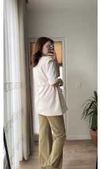 Gamardin Büyük Cepli Yelek - Taş