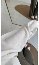 Gipe Detay Işıltı Gömlek - Gold - 2062