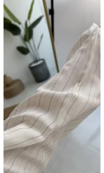 Gipe Detay Işıltı Gömlek - Gold Siyah- 2062