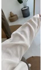 Gipe Detay Işıltı Gömlek - Gümüş - 2062