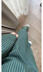 Grant Çizgili Takım Yeşil