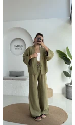 Grape Kimono Takım - Haki - 8002