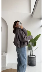 Gri Süet Ceket - Kod: 508230