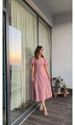 Gül Kurusu Prenses Elbise