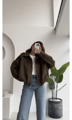 Haki Süet Ceket - Kod: 508230