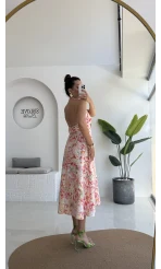 İbiza Boyundan Geçmeli Elbise - 8220