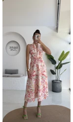 İbiza Boyundan Geçmeli Elbise - 8220