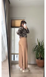 İSADORA Triko Likralı Pantolon Camel