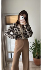 İSADORA Triko Likralı Pantolon Camel