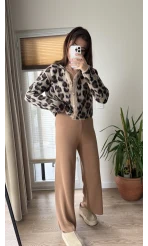 İSADORA Triko Likralı Pantolon Camel